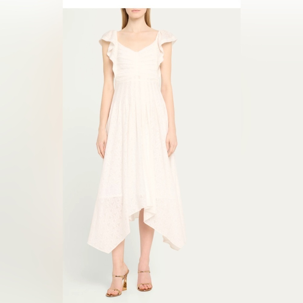 NWT Ramy Brook Elegant White Sleeveless Dress size 2